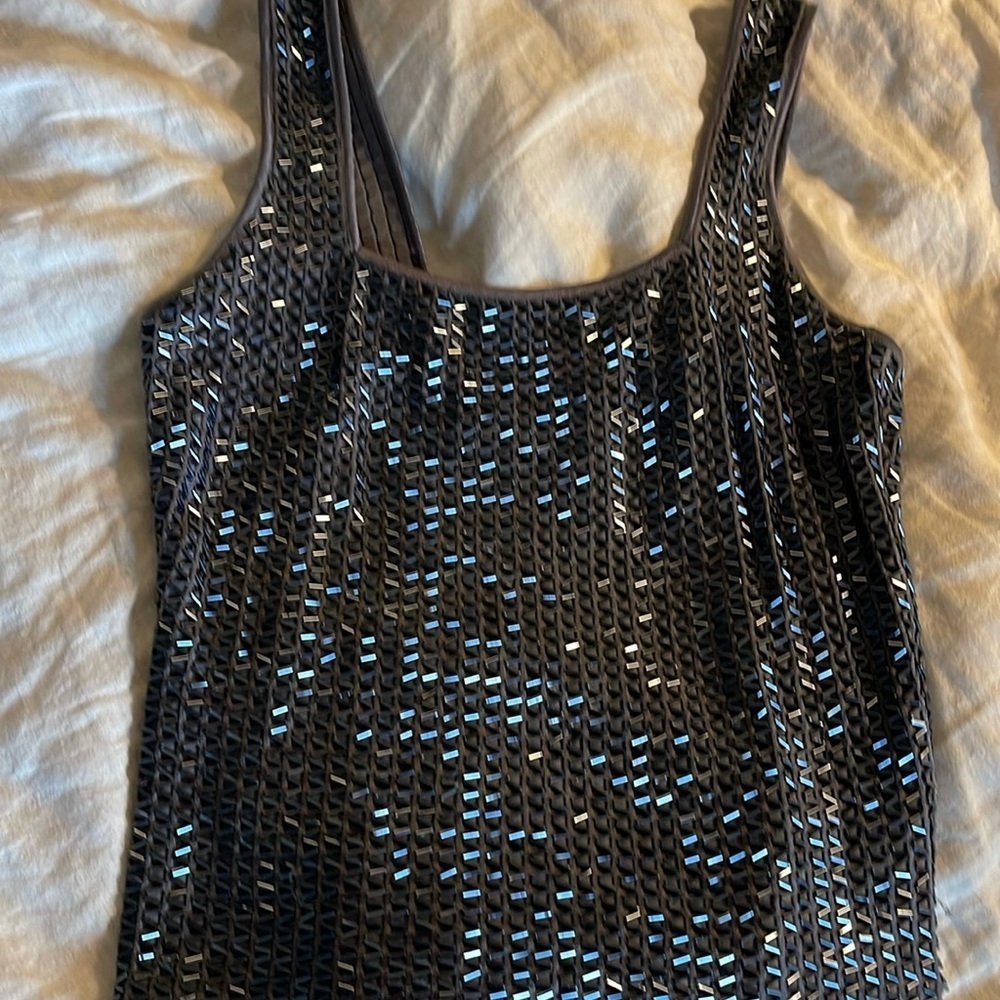 Handmade beaded top